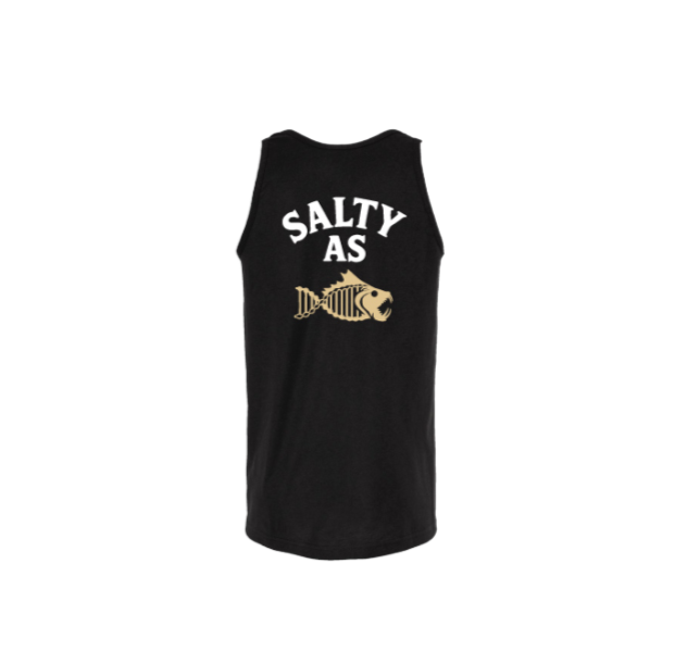 Salty As Men’s Tank Top – Black